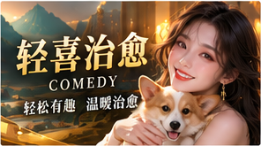 轻喜治愈短剧题材画面